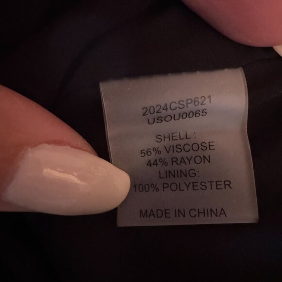 Universal Standard Carmen Satin Bomber Jacket Black 22/24 - Picture 8 of 10